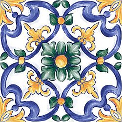 Dlažba Ragno Amuri Maiolica Tappeto 3 20x20 cm lesk AMRC8J