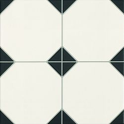 Dlažba Realonda Octagon black 33x33 cm mat OCTAGONBK