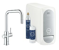 Drezová batéria Grohe Blue Home s vyťahovacou sprškou chróm 31543000