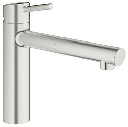 Drezová batéria Grohe Concetto New s vyťahovacou sprškou supersteel 31129DC1