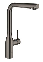 Drezová batéria Grohe Essence New s vyťahovacou sprškou Hard Graphite 30270A00