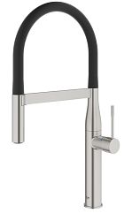 Drezová batéria Grohe Essence New s vyťahovacou sprškou supersteel 30294DC0