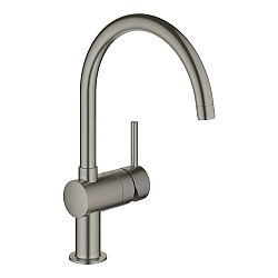 Drezová batéria Grohe Minta s otočným ramienkom kartáčovaný Hard Graphite 32917AL0