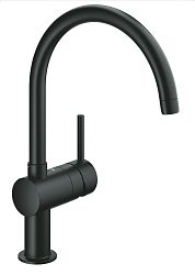 Drezová batéria Grohe Minta s otočným ramienkom velvet black 32917KS0