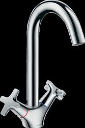 Drezová batéria Hansgrohe Logis M32 s otočným ramienkom chróm 71285000