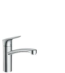 Drezová batéria Hansgrohe Logis s otočným ramienkom chróm 71860000