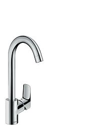 Drezová batéria Hansgrohe Logis s otočným ramienkom chróm 71861000