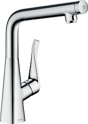 Drezová batéria Hansgrohe Metris Select M71 s otočným raménkem chrom 14883000