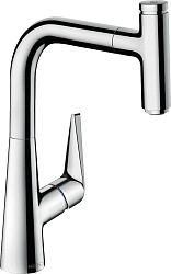 Drezová batéria Hansgrohe Talis Select M51 s vyťahovacou sprškou chróm 72822000