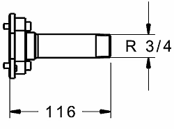 HANSA Flush connector 59914185