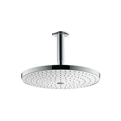 Hlavová sprcha Hansgrohe Raindance Select S strop vrátane sprchového ramená biela/chróm 27337400