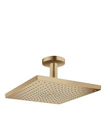 Hlavová sprcha Hansgrohe Raindance strop vrátane sprchového ramená kartáčovaný bronz 26250140