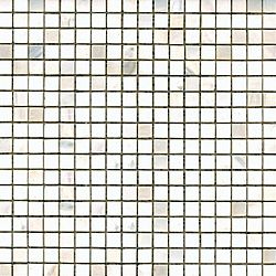 Kamenná mozaika Premium Mosaic Stone bílá 30x30 cm leštěná STMOS15WHP