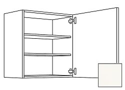 Kuchynská skrinka horní Naturel Erika24 s dvierkami 60x72x35 cm bílá lesk 450.W601.R