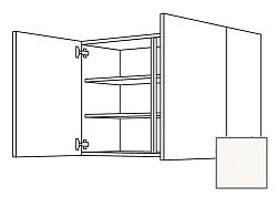 Kuchynská skrinka horní Naturel Erika24 s dvierkami 90x72x35 cm bílá lesk 450.W901