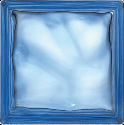 Luxfera Glassblocks blue 19x19x8 cm lesk 1908WBLUE