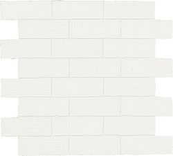 Mozaika Dom Comfort G white brick 33x33 cm mat DCOGMB10