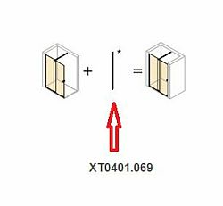 Náhradný diel Huppe Xtensa XT0401.069