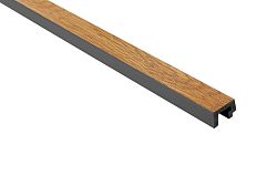 Obkladová lamela ľavé ukončenie Fineza Slat Large Natural oak 270x3,6 cm SLAT03NOL