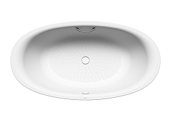 Oválna vaňa Kaldewei Ellipso Duo Oval 190x100 cm smaltovaná oceľ ľavá aj pravá alpská biela 286240340001