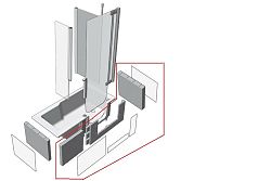 Panel k vani Artweger Duett 160 cm akrylát DUP001WS