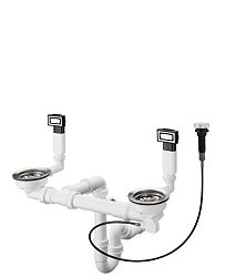 Sifón Hansgrohe nehrdzavejúca oceľ 43932800