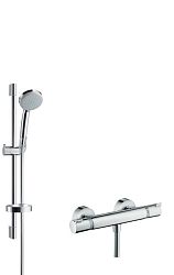 Sprchová batéria Hansgrohe Croma 100 so sprchovacím setom 150 mm chróm 27034000