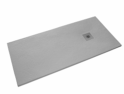 Sprchová vanička obdĺžniková SIKO 100x80 cm liaty mramor Gris SIKOSTONE10080SGR