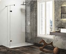 Sprchová zástena walk-in 120 cm Huppe Solva pure ST3704.092.322