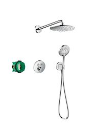 Sprchový systém Hansgrohe Raindance S pod omietku s termostatickou batériou chróm 27951000