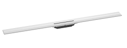 Sprchový žľab Hansgrohe RainDrain Flex 120 cm nerez matná bílá mat 56054700