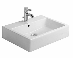 Umývadlo Duravit Vero 60x47 cm otvor pre batériu, s prepadom 0454600000