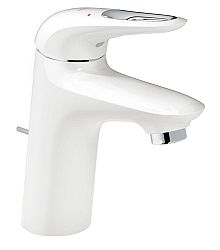 Umývadlová batéria Grohe Eurostyle New s výpusťou Moon White/chróm 23374LS3