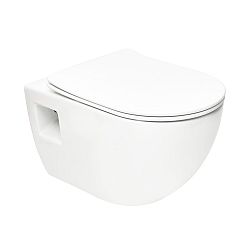 WC závesné SAT Project vrátane dosky softclose, zadný odpad SATWCPRO010RREXP