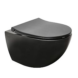 WC závesné VitrA Sento SmoothFlush vrátane sedátka, zadný odpad 7848-083-6147