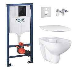 Závesný wc set do ľahkých stien / predstenová Grohe Bau Ceramic SIKOBGRSET2