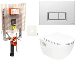 Závesný wc set na zamurovanie SAT Project SIKOVZSATPRO51680