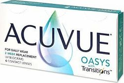 Acuvue Oasys with Transitions (6 šošoviek) dioptrie: -3.75, zakrivenie: 8.40