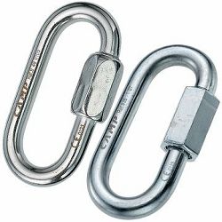 Camp Oval Quick Link 10 mm zinok plated steel