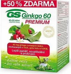 GS Ginkgo 60 Premium tbl. 40 + 20