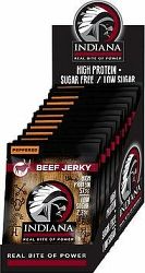 INDIANA Jerky hovädzie Peppered 15× 25 g display