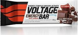 Nutrend Voltage Energy Bar With Caffeine 65 g, horká čokoláda