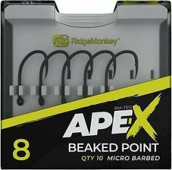 RidgeMonkey Ape-X Beaked Point Barbed 10 ks