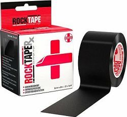 RockTape pre citlivú pokožku, kineziologická páska čierna