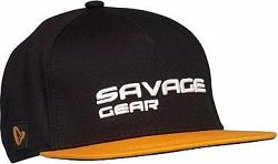 Savage Gear Flat Peak 3D Logo Cap Black Ink