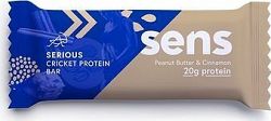 SENS Serious Protein tyčinka s 20 g bielkovín a cvrčou múkou, 60 g, arašidové maslo & škorica