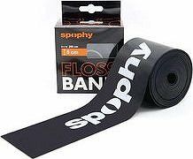 Spophy Flossband Black, flossband čierny, 5 cm × 2 m