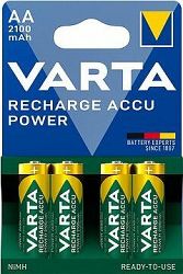 VARTA nabíjateľná batéria Recharge Accu Power AA 2100 mAh R2U 4 ks