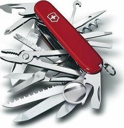 VICTORINOX Vreckový nôž SWISS CHAMP červený