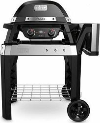 Weber PULSE 2000 elektrický gril s vozíkom, Black